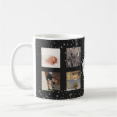 8つの写真のコラージュ|カスタムなInstagram家族の点 コーヒーマグカップ (左)