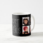 8つの写真を持つ親友 コーヒーマグカップ (正面右)