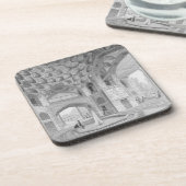 8つの楽園のパビリオン、イスファハンで、から コースター (左側)