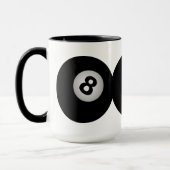 8つの球のマグ-スタイル及び色を選んで下さい マグカップ (左)