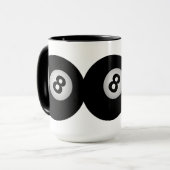 8つの球のマグ-スタイル及び色を選んで下さい マグカップ (正面左)