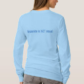 8つを取り消して下さい Tシャツ (裏面)