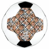 8のカスタムコラージュを作成 – ダイヤモンドの形 サッカーボール (正面)