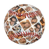 8のカスタムコラージュを作成 – ダイヤモンドの形 野球ボール (正面)