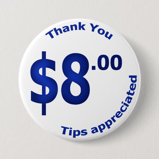 $8の販売ボタン 缶バッジ (正面)