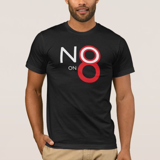 8のNO8/いいえ Tシャツ (正面)