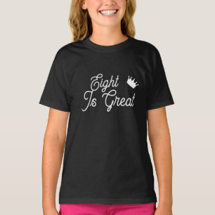 8は女素晴らしの子8歳の女の子の誕生日 Tシャツ