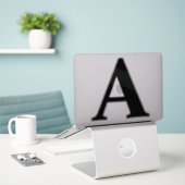 8インチ接着アルファベットステッカー シール (デスク上のノートパソコン)