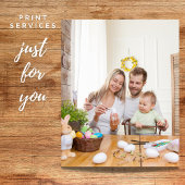 8インチx 10インチファミリーフォトプレミアムイースターサテンプリント フォトプリント