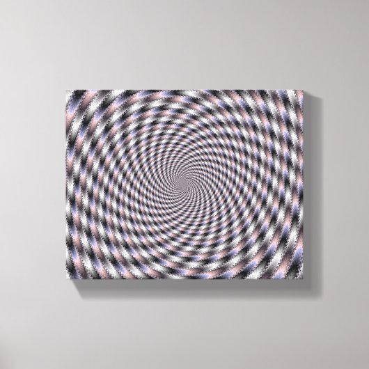 8ウォッカが多すぎる – フラクタル キャンバスプリント (正面)