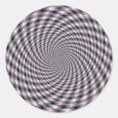 8ウォッカが多すぎる – フラクタル ラウンドシール (正面)