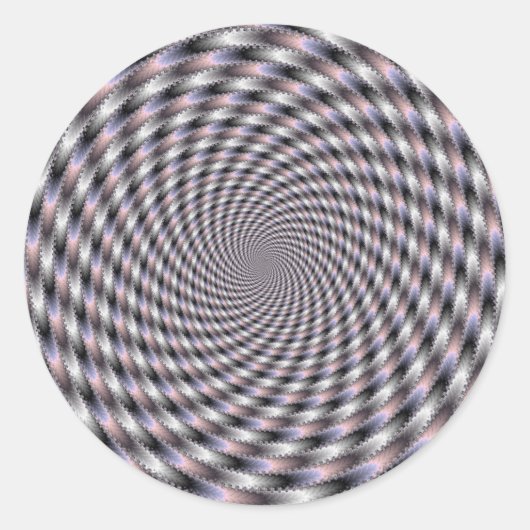 8ウォッカが多すぎる – フラクタル ラウンドシール (正面)