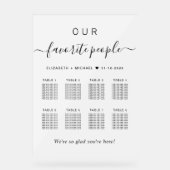 8エレガント台結婚座曇 アクリルサイン (正面)