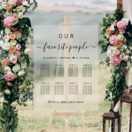 8エレガント台結婚座曇 アクリルサイン