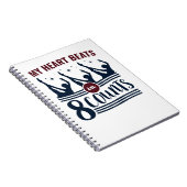 8カウントのハートビートの同期スイミング ノートブック (右側)