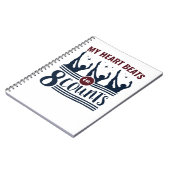 8カウントのハートビートの同期スイミング ノートブック (左側)