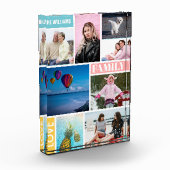 8カスタム家族フォトコラージュパーソナライズされたブロック フォトブロック (左)