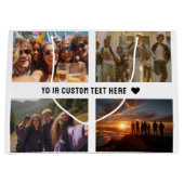 8カスタム-Photo Keepsakeギフトラップ ラージペーパーバッグ (正面)