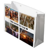 8カスタム-Photo Keepsakeギフトラップ ラージペーパーバッグ (正面アングル)