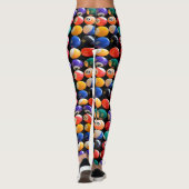 8カラフル伝統的ボール、レディースレギンス レギンス (裏面)