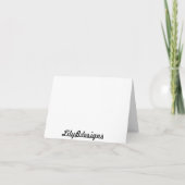 8カ国語日本のの有郷サンキューカード サンキューカード (裏面)