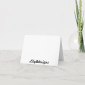 8カ国語Danke-German-サンキューカード サンキューカード (裏面)