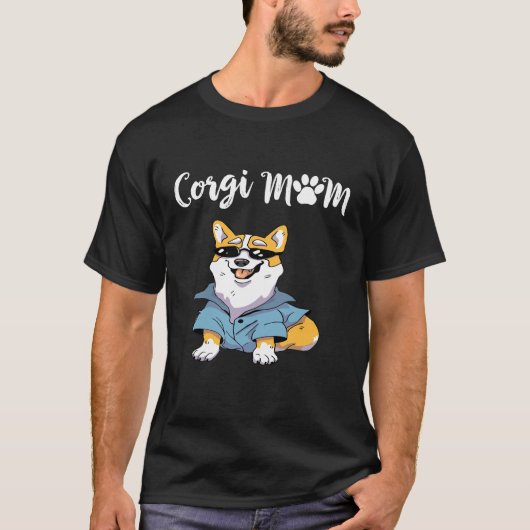 8コーギーママ Tシャツ (正面)