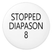 8ストップフィートのアミストップン セラミックノブ (正面)