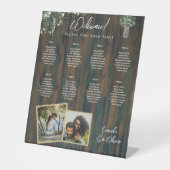 8テーブル素朴ウッドジプソフィラの写真シート 台座サイン (正面)