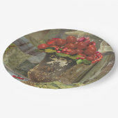 8ディナーサイズの紙プレートとApple Topiary ペーパープレート (アングル)