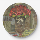 8ディナーサイズの紙プレートとApple Topiary ペーパープレート (正面)