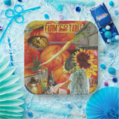 8ディナーサイズ紙プレート料理デザイン ペーパープレート (パーティー)