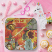 8ディナーサイズ紙プレート料理デザイン ペーパープレート (パーティー)