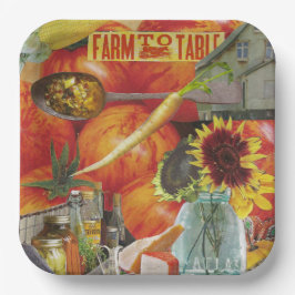 8ディナーサイズ紙プレート料理デザイン ペーパープレート