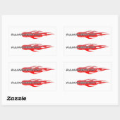 8デカール/シール – RampageShop.comロゴ 長方形シール (シート)