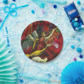 8デザートまたはサラダ紙プレートクリスマステーマ ペーパープレート (パーティー)