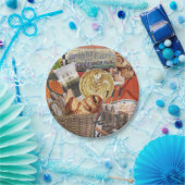 8デザートサイズ紙プレートとコーヒーテーマ ペーパープレート (パーティー)