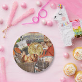 8デザートサイズ紙プレートとコーヒーテーマ ペーパープレート (パーティー)