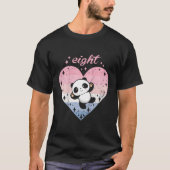 8パンダ8日B日 Tシャツ (正面)