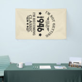 8パーソナライズされたヴィンテージ80歳の誕生日パーティー 横断幕 (トレードショー)