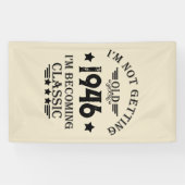 8パーソナライズされたヴィンテージ80歳の誕生日パーティー 横断幕 (横)