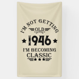 8パーソナライズされたヴィンテージ80歳の誕生日パーティー 横断幕