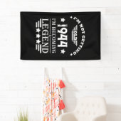 8パーソナライズされたヴィンテージ80歳の誕生日パーティー 横断幕 (インサイチュ)