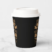 8パーソナライズされたヴィンテージ80歳の誕生日パーティー 紙コップ (左)