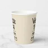 8パーソナライズされたヴィンテージ80歳の誕生日パーティー 紙コップ (右)