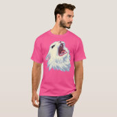 8ビットのスクリーミン・サーストン猫 Tシャツ (正面フル)