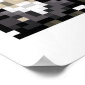 8ビットウィザード16x16スプライトピクセルアートポスター ポスター (角)