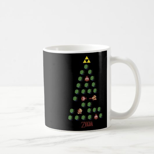 8ビットクリスマスツリー コーヒーマグカップ (右)