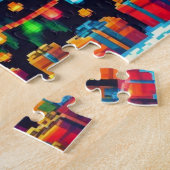 8ビットクリスマスツリー&サンタ ジグソーパズル (側面)