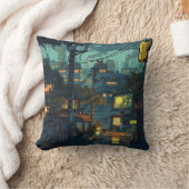 8ビットクワイエットシティ クッション (ブランケット)